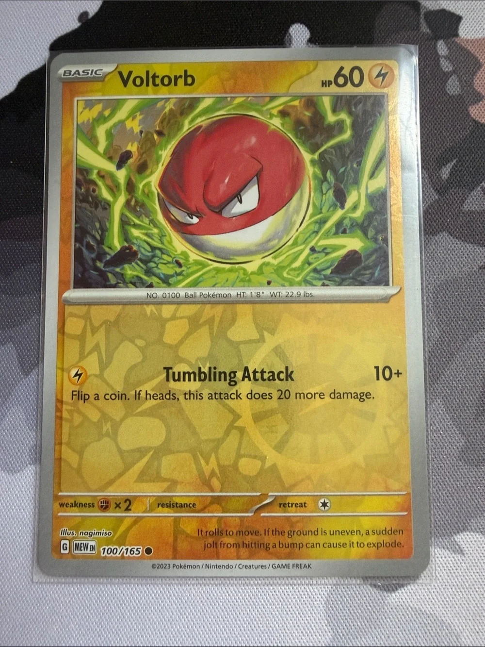 Voltorb Electrode Reverse Holo Evolution Pokémon Card Lot TCG Pokemon 151 ✨5/$25